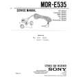 SONY MDR-E535 Service Manual cover photo