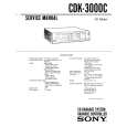 SONY CDK3000C Service Manual cover photo