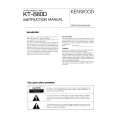 KENWOOD KT-880D Owner's Manual cover photo