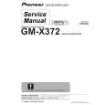 PIONEER GM-X372 Service Manual cover photo