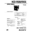 SONY MHCR500 Service Manual cover photo