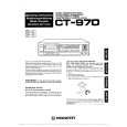 PIONEER CT-970 Owner's Manual cover photo