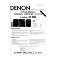 DENON UCD60 Service Manual cover photo