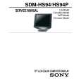 SONY SDMHS94 Service Manual cover photo