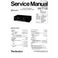 TECHNICS RS-T130 Service Manual cover photo