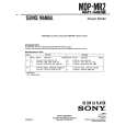 SONY MDP-MR2 Service Manual cover photo