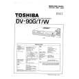 TOSHIBA DV90G/T/W Service Manual cover photo