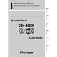 PIONEER DEH-2460R Owner's Manual cover photo