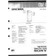 SONY CDZ1 Service Manual cover photo