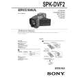SONY SPK-DVF2 Service Manual cover photo