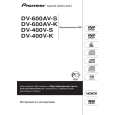 PIONEER DV-600AV-K/YXZTUR5 Owner's Manual cover photo