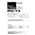 PIONEER PD-73 Service Manual cover photo