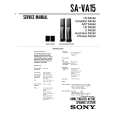 SONY SA-VA15 Service Manual cover photo