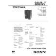 SONY SAVA7 Service Manual cover photo