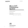 SONY CMT-ED2 Owner's Manual cover photo