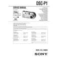 SONY DSCP1 Service Manual cover photo
