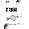 JVC GR-AXM270U Owner's Manual cover photo