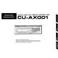 PIONEER CU-AX001 Owner's Manual cover photo