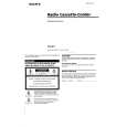 SONY CFS-B11 Owner's Manual cover photo