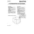 SONY SU27V5 Owner's Manual cover photo