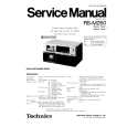 TECHNICS RSM260 Service Manual cover photo