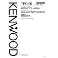 KENWOOD TRC80 Owner's Manual cover photo