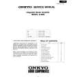 ONKYO A8800 Service Manual cover photo