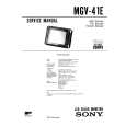 SONY MGV41E Service Manual cover photo