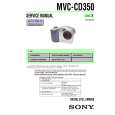 SONY MVCCD350 Service Manual cover photo