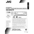 JVC KDSX947R Owner's Manual cover photo