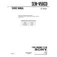 SONY SEN-V50CD Service Manual cover photo