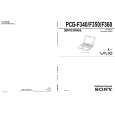 SONY PCGF340 Service Manual cover photo