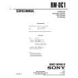 SONY RM-DC1 Service Manual cover photo