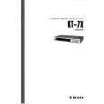 KENWOOD KT-7X Owner's Manual cover photo