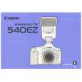 CANON 540EZ SPEEDLITE Owner's Manual cover photo