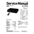 TECHNICS SLP555 Service Manual cover photo