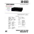 SONY XR6503 Service Manual cover photo