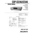 SONY CDPCE245 Service Manual cover photo