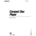 SONY CDP-C322M Owner's Manual cover photo