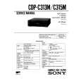 SONY CDPC315M Service Manual cover photo