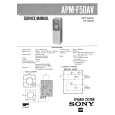 SONY APMF50AV Service Manual cover photo
