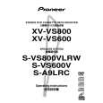PIONEER XV-VS600/DBDXJ Owner's Manual cover photo