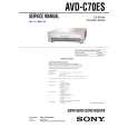 SONY AVDC70ES Service Manual cover photo