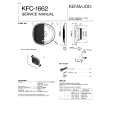 KENWOOD KFC1662 Service Manual cover photo