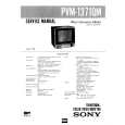 SONY PVM1371QM Service Manual cover photo