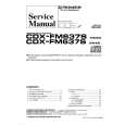 PIONEER CDXFM637 Service Manual cover photo