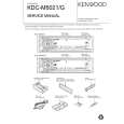 KENWOOD KDCM6021 Service Manual cover photo