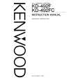 KENWOOD KD492F Owner's Manual cover photo