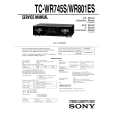 SONY TC-WR745S Service Manual cover photo