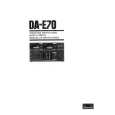 SANSUI DA-E70 Owner's Manual cover photo